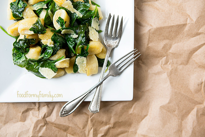 Ricotta Gnocchi #recipe via FoodforMyFamily.com
