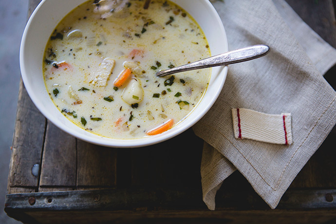 Creamy Tarragon Chicken Gnocchi Soup Recipe | via FoodforMyFamily.com