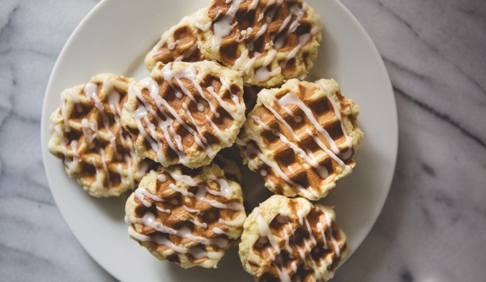 Galete Waffle Cookies for Valentine’s Day and Cookies for Kids’ Cancer