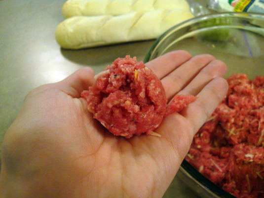 meatball-in-hand