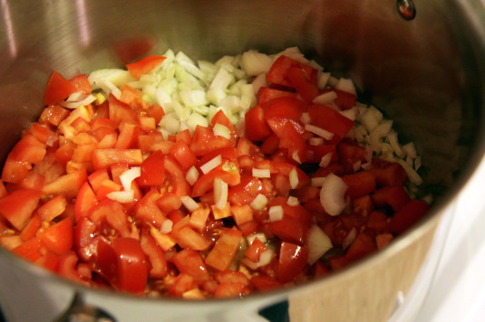 tomatoes and onions
