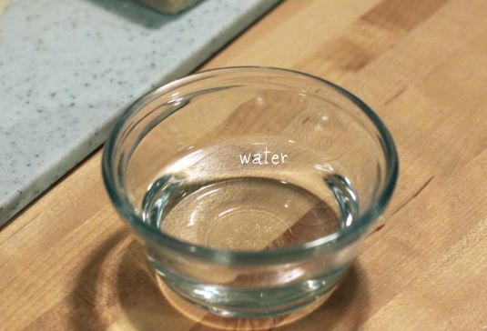 water for sealing