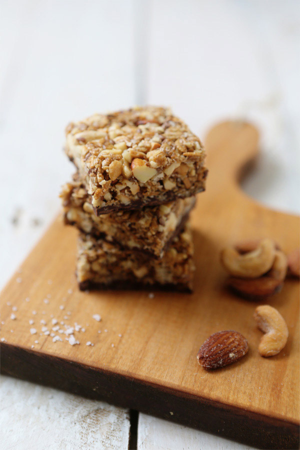 Sweet and Salty Snack Bars via FoodforMyFamily.com