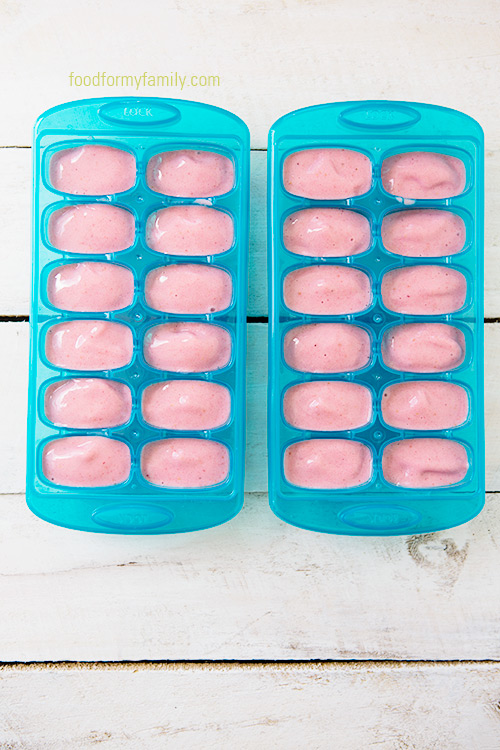 How to Prepare and Pack Freezer Smoothies for School Lunches via FoodforMyFamily.com
