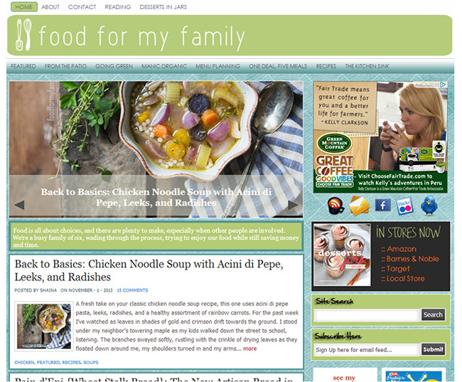 A New Look for a New Year: FoodforMyFamily Redesign