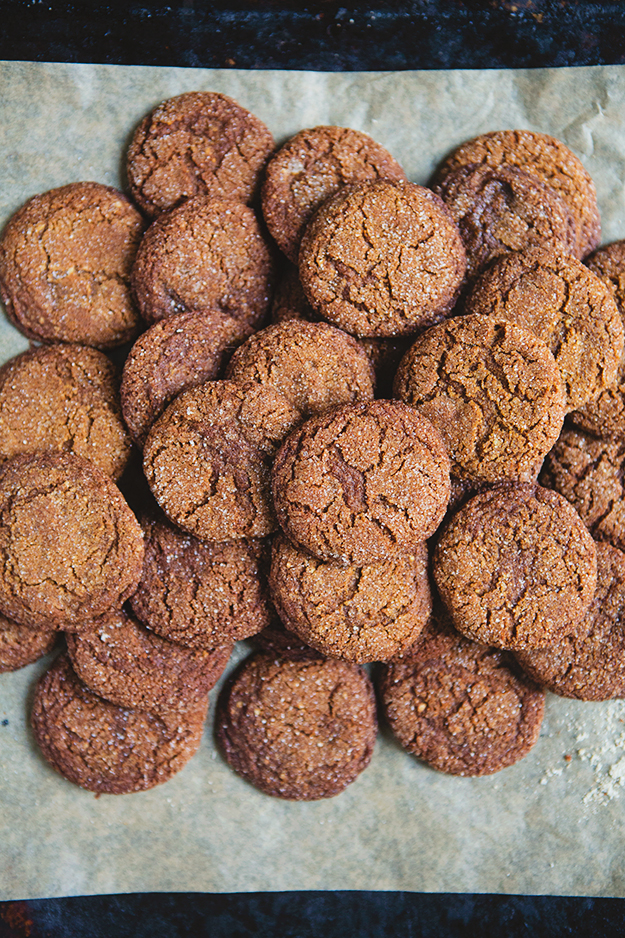 Chewy Ginger Molasses Spice Cookies: Gluten-Free, Dairy-Free