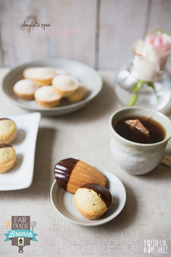 Chocolate Spice Tea Cakes #recipe via FoodforMyFamily.com #FairMoms