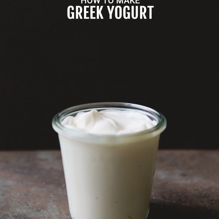 How to Make Homemade Greek Yogurt | via FoodforMyFamily.com
